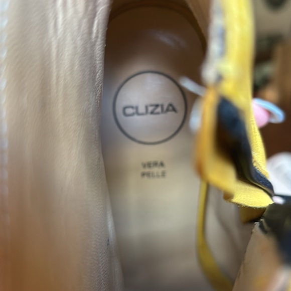 CLIZIA Booties AFRICA YELLOW LEATHER Size 39 Size 8 US - Picture 6 of 15